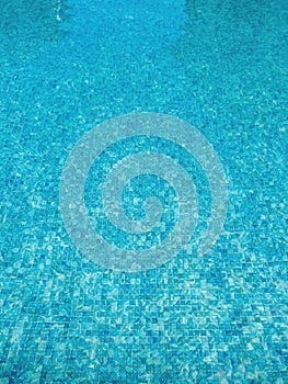 Outdoor swimming pool water surface