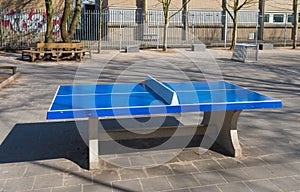 Outdoor table tennis table