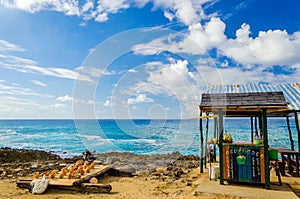 Outdoor Tropical Bar and Souvenirs