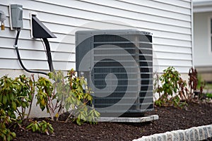 outdoor unit of the air conditioner cooling appliance photo