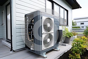 Outdoor unit of air source heat pump