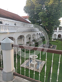 Outdoor view of the classicalbuilding