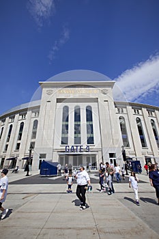 Outdoor View of Yankee Stadium