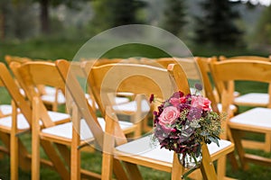 Outdoor Wedding Ceremony seating
