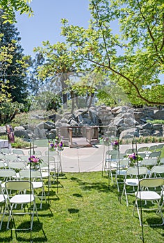 Outdoor wedding Scene.