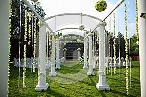 Outdoor wedding Scene