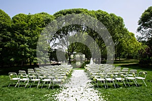 Outdoor wedding Scene