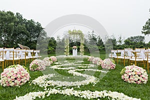 Outdoor wedding Scene