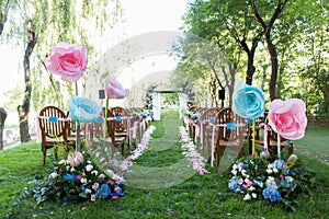 Outdoor wedding Scene