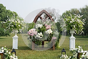 Outdoor wedding Scene