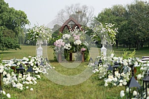 Outdoor wedding Scene