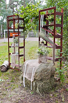 Outdoor wedding Scene