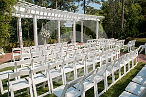 Outdoor Wedding Set up