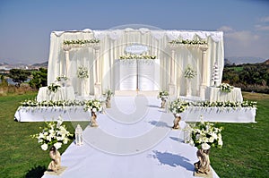Outdoor Wedding Stage