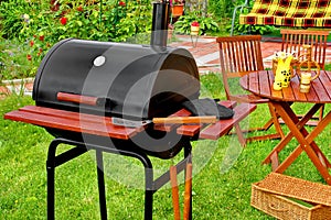 Outdoor Weekend BBQ Grill Party Or Picnic Concept