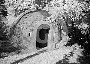 Outdoor wine cellar, Austria