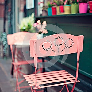 Outdoors cafe in Paris