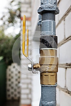 Outdoors gas valves