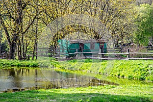 Outdoors museum in Lithuania Pilaite