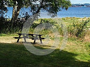 Outdoors Picnic Table made of  wood