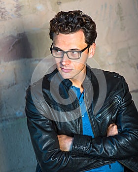 Outdoors Portrait of Young Man in New York City