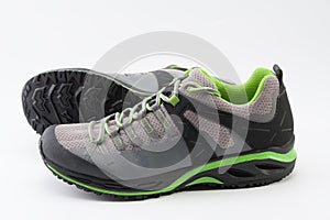 Outdoors shoes for man for different activities, trail running,