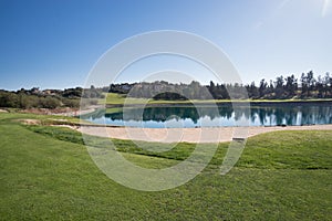 Outdoors sports at Montecastillo Golf Club, Jerez de la Frontera, Cadiz, Spain photo