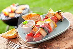 Outdoors Summer barbecue on a table