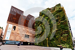 Outdoors view of CaixaForum Madrid