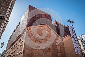 Outdoors view of CaixaForum Madrid