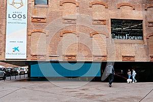 Outdoors view of CaixaForum Madrid