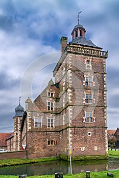 Outer bailey in castle Raesfeld, Germany