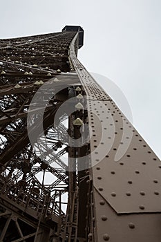 Outer Eiffel Tower Side Beam, Portrait