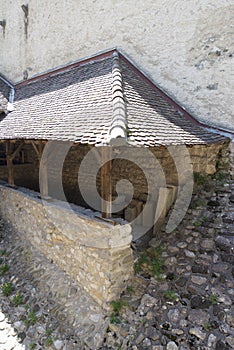 Outer protection wall of Chillon Castle, Switzerland