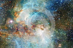 Outer space nebula, stars and galaxy. Elements of this image furnished by NASA