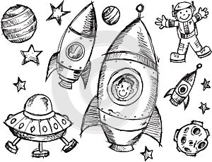 Outer Space Sketch Set