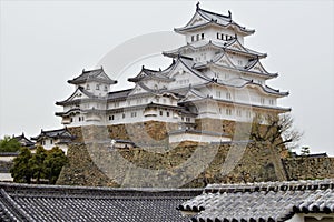 Himeji Castle in the city of Himeji, Hyogo Prefecture, Japan