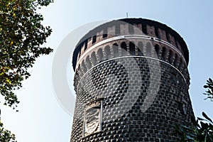 The Outer Wall of Castello Sforzesco (Sforza Castle)