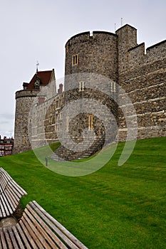 Outer wall of the Windsor Castle