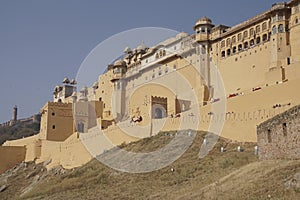 Outer walls of Amber Fort