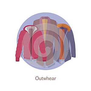Outerwear Web Banner. Winter Collection for Man