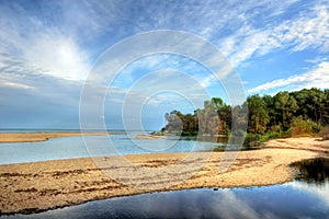 The outfall of Kamchia river