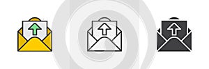 Outgoing message icon