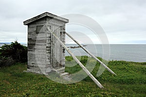 Outhouse at Broom Point