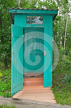 Outhouse or outdoor bathroom