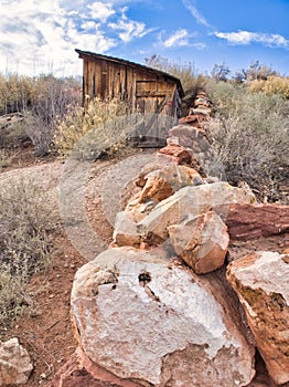 Outhouse at Pipe Spring National Monument