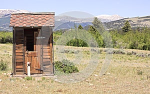 Outhouse on ranch