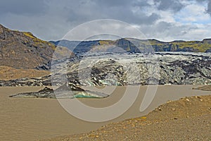 Outlet Glacier in its Glacial Valley