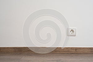 Outlet on wall