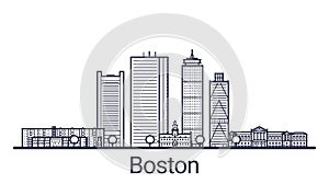 Outline Boston banner